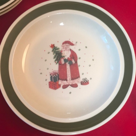 Santa Bread & Butter Plate (6) - Picture 5 of 8
